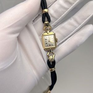 Vintage style Omega women watch 14k gold filled